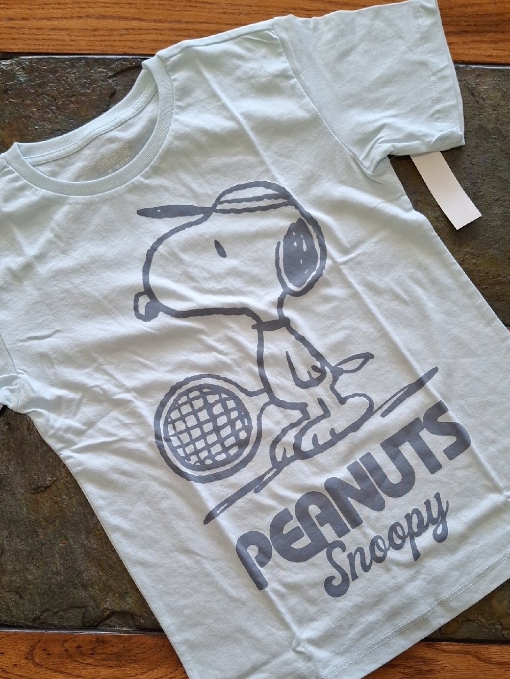 Peanuts Snoopy Baby Blue Graphic Tee